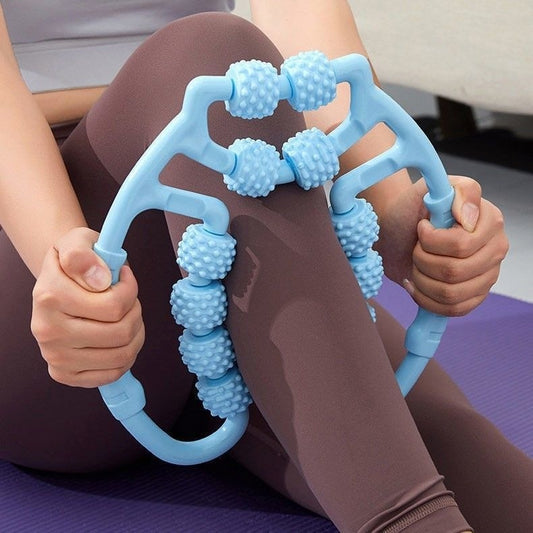 Ring Clip Leg Massager Roller Muscle Relaxation