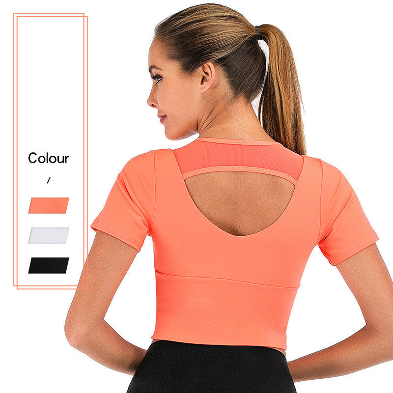 Yoga short-sleeved running quick-drying top