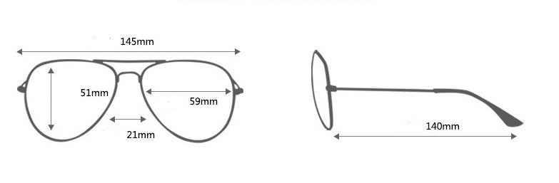 Polarized Aviator Style Sunglasses Mirror Driver Sunglasses