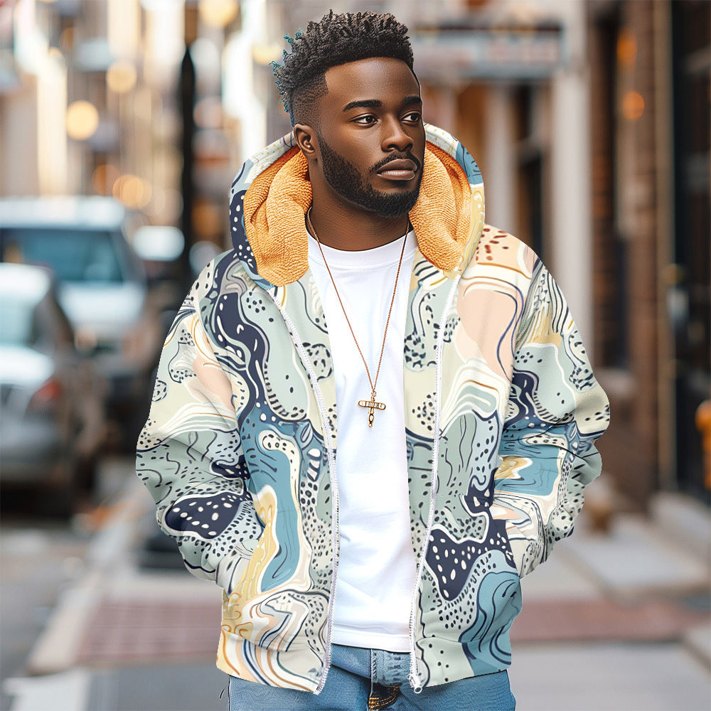 Abstract Series Hoodie Jackets