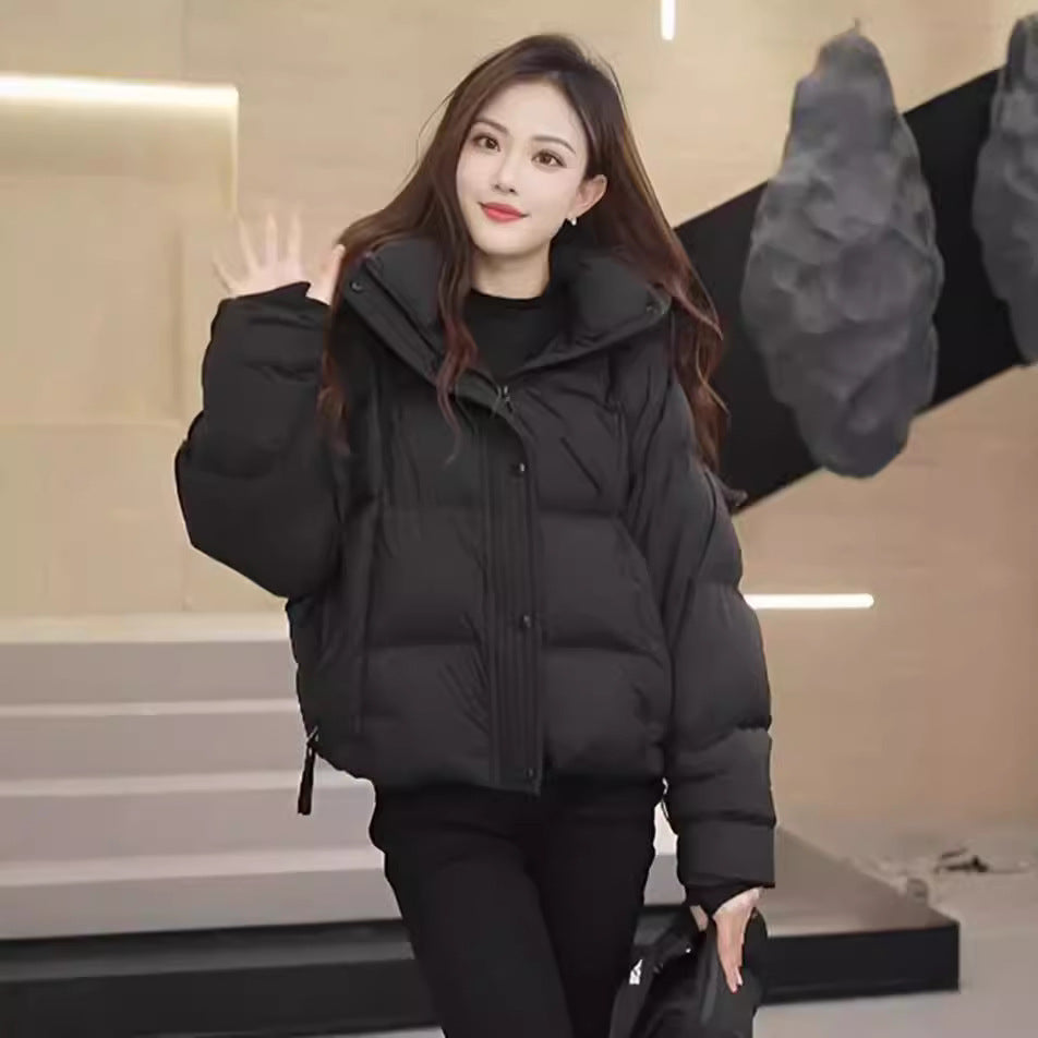 Women's Short Hooded Puffer Jacket