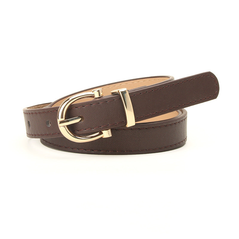 Women's Belt Decorative Thin Belt Clothing Matching
