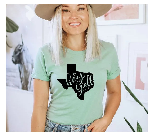Hey Y'all Texas T-shirt