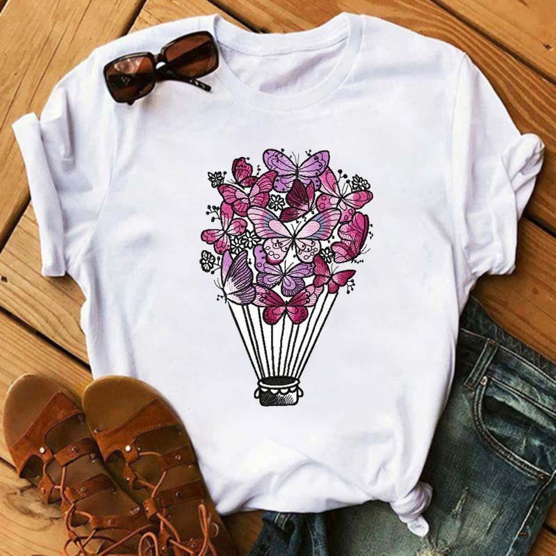 Ice Cream & Flower Designed Short Sleeve Shirts