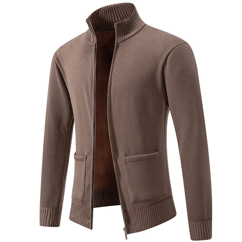 Men's Solid Color Loose Fitting Sweater