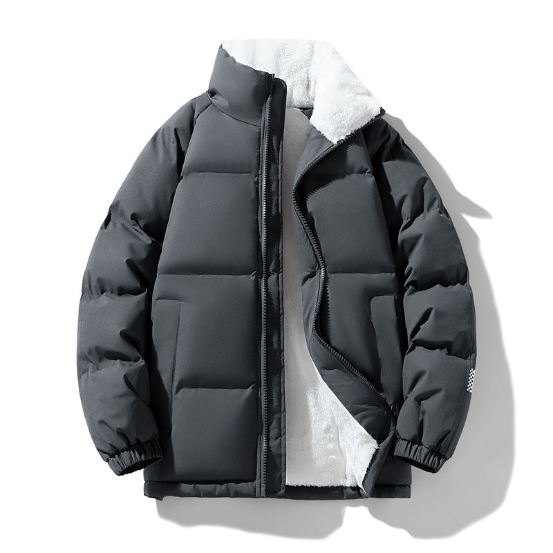 Windproof Fleece Thickened Cotton-padded Coat