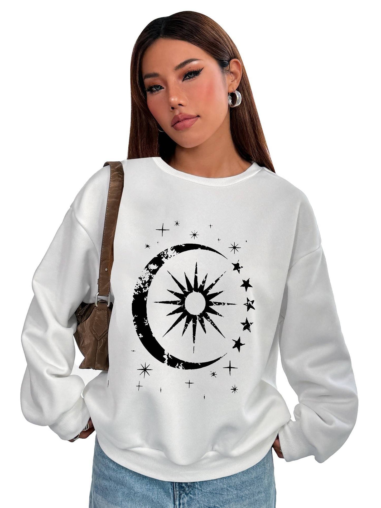 Sun, Moon, & Stars Women's Top