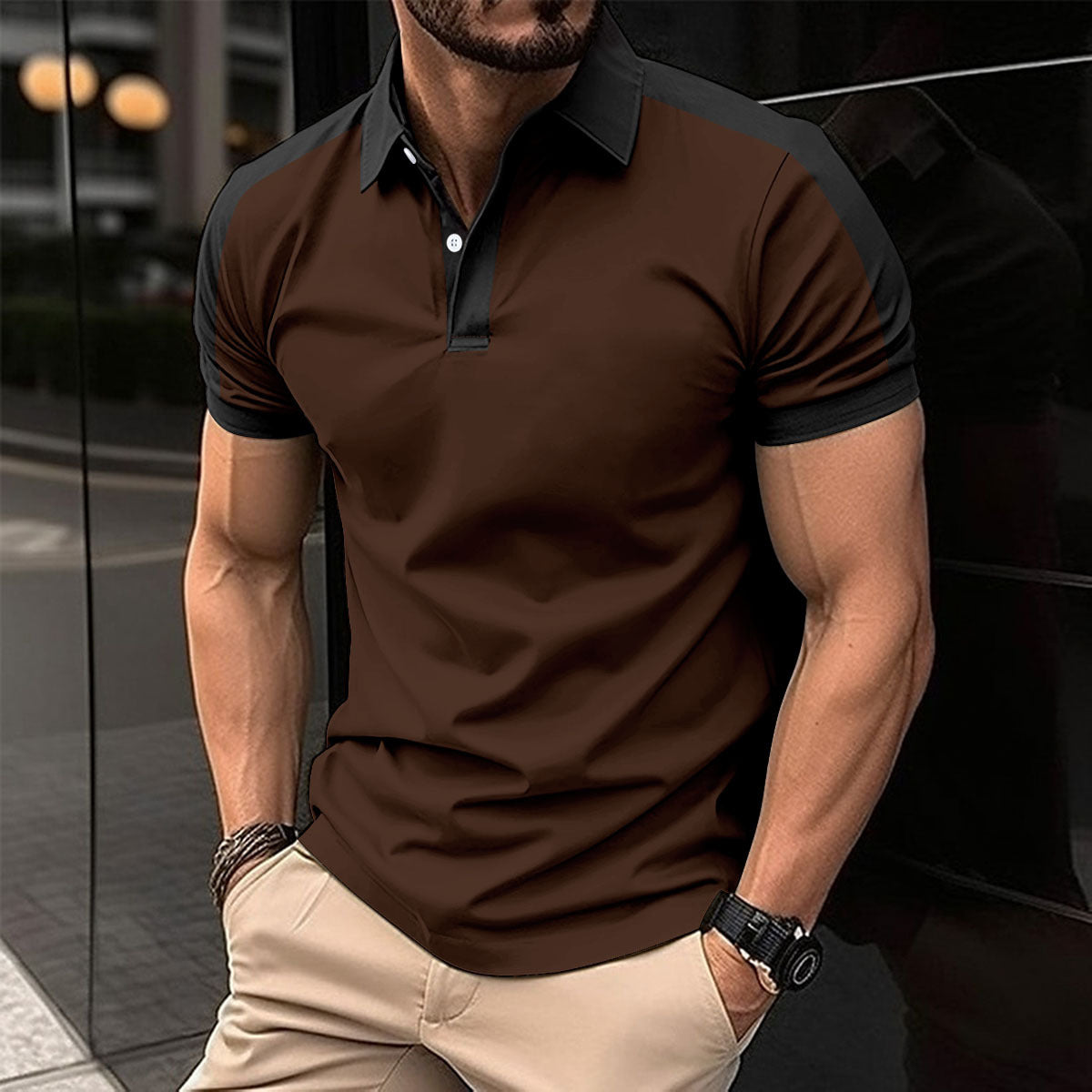 Men's Short Sleeve Business Shirt