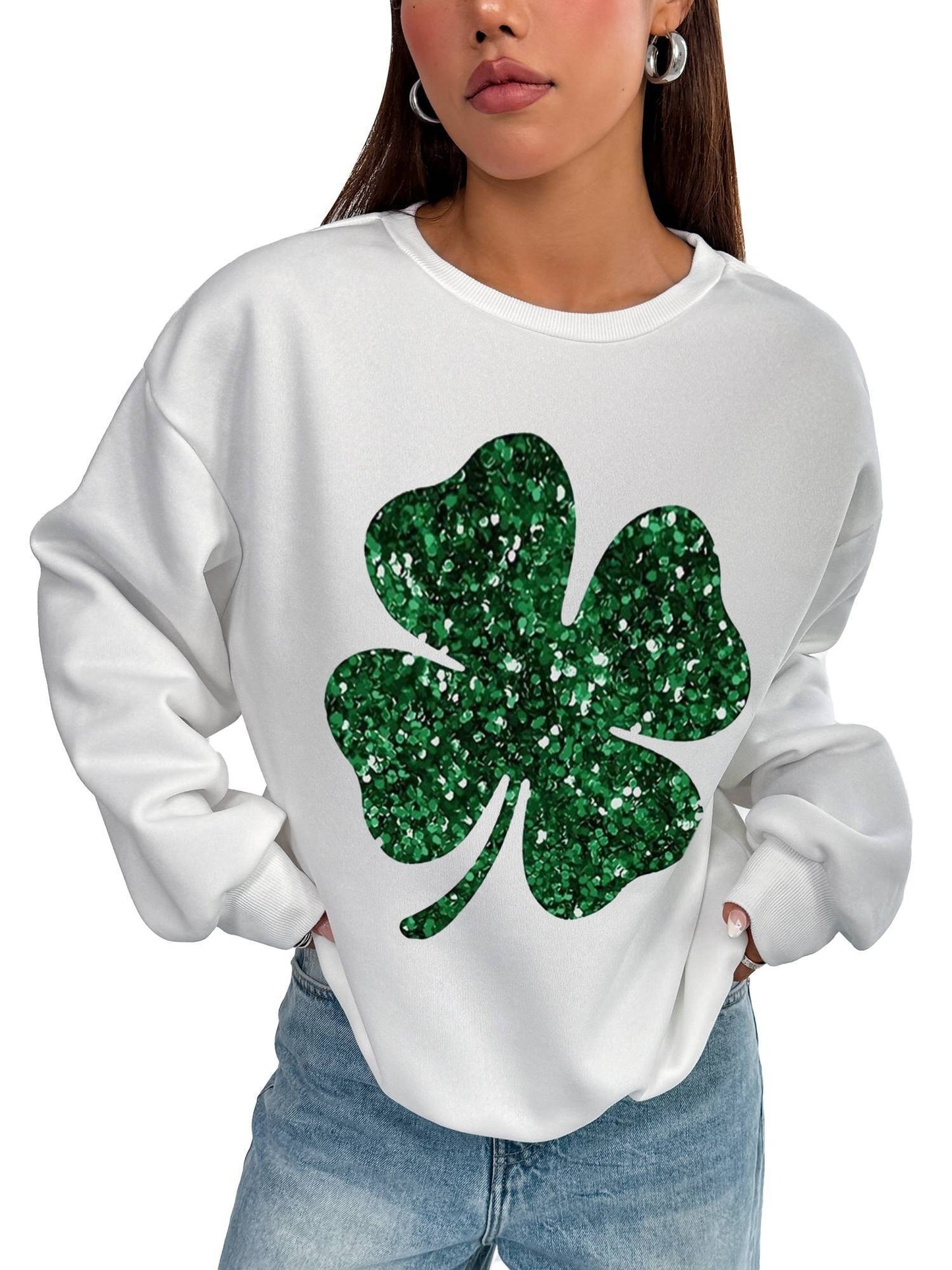 Green Clover Women's Top