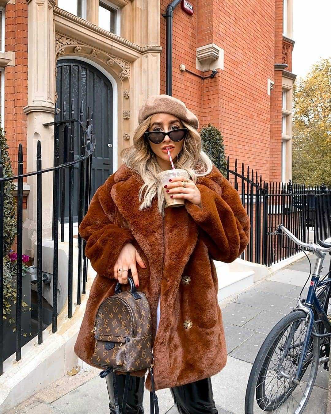 Retro Faux Fur Coat