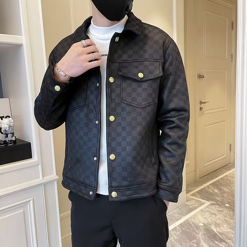 Men's Checkered Style Jacket