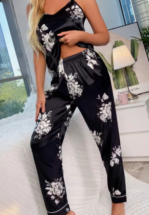 Silk Style Camisole Two-piece Set