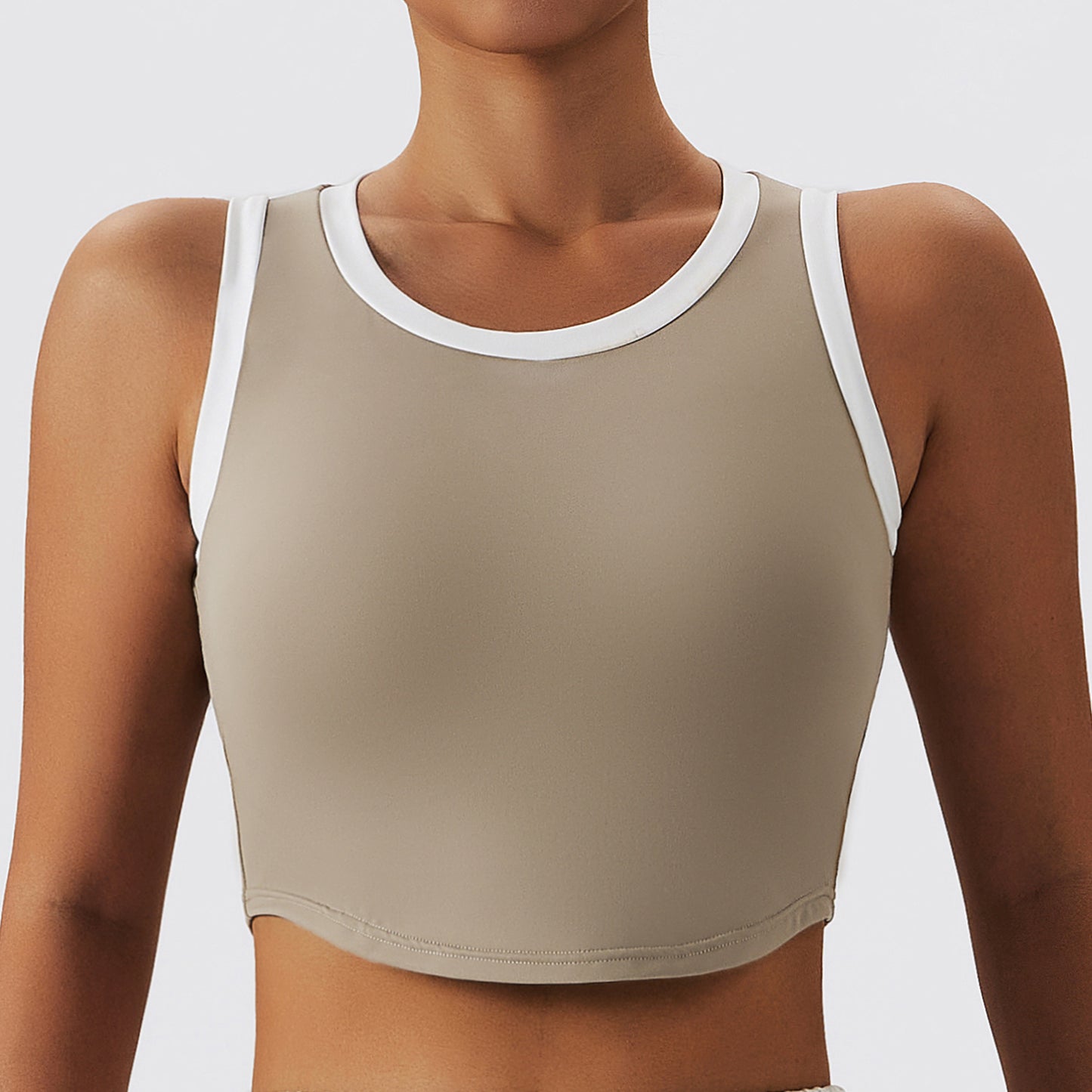 Contrast Quick-drying Fitness Top