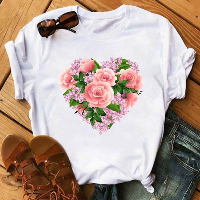 Ice Cream & Flower Designed Short Sleeve Shirts