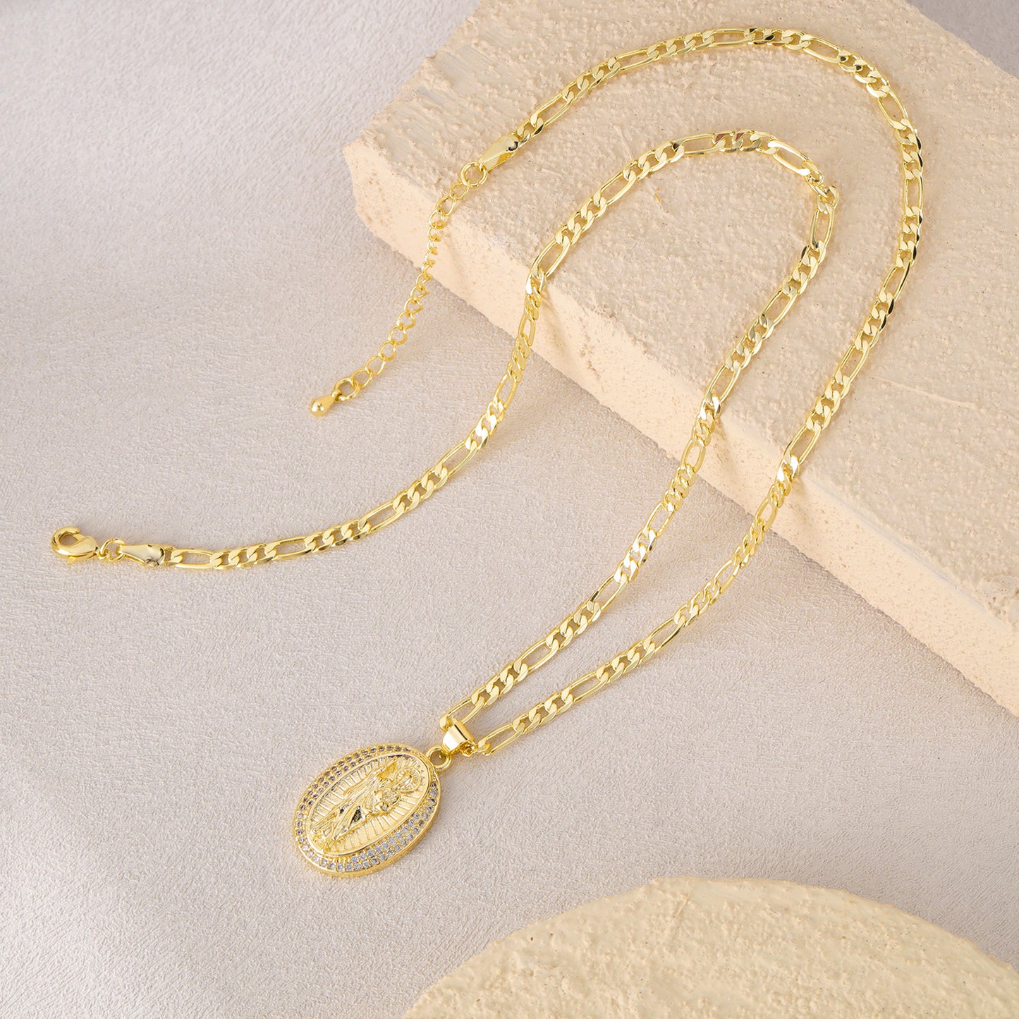 Virgin Mary Creative Female Fashion Copper Necklace