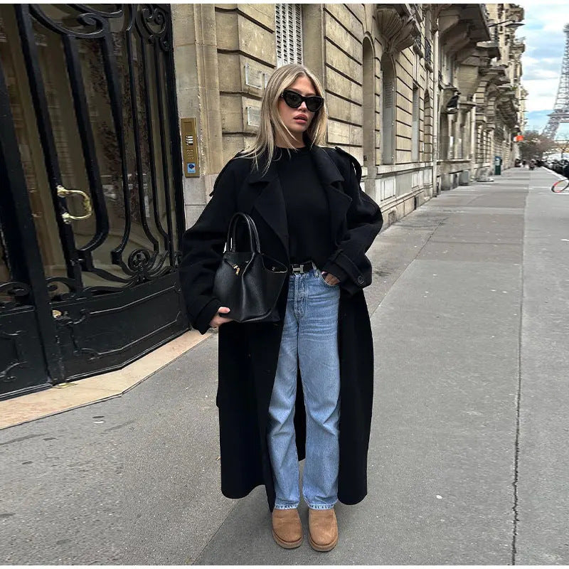 Women's Long Elegant Trench Coat