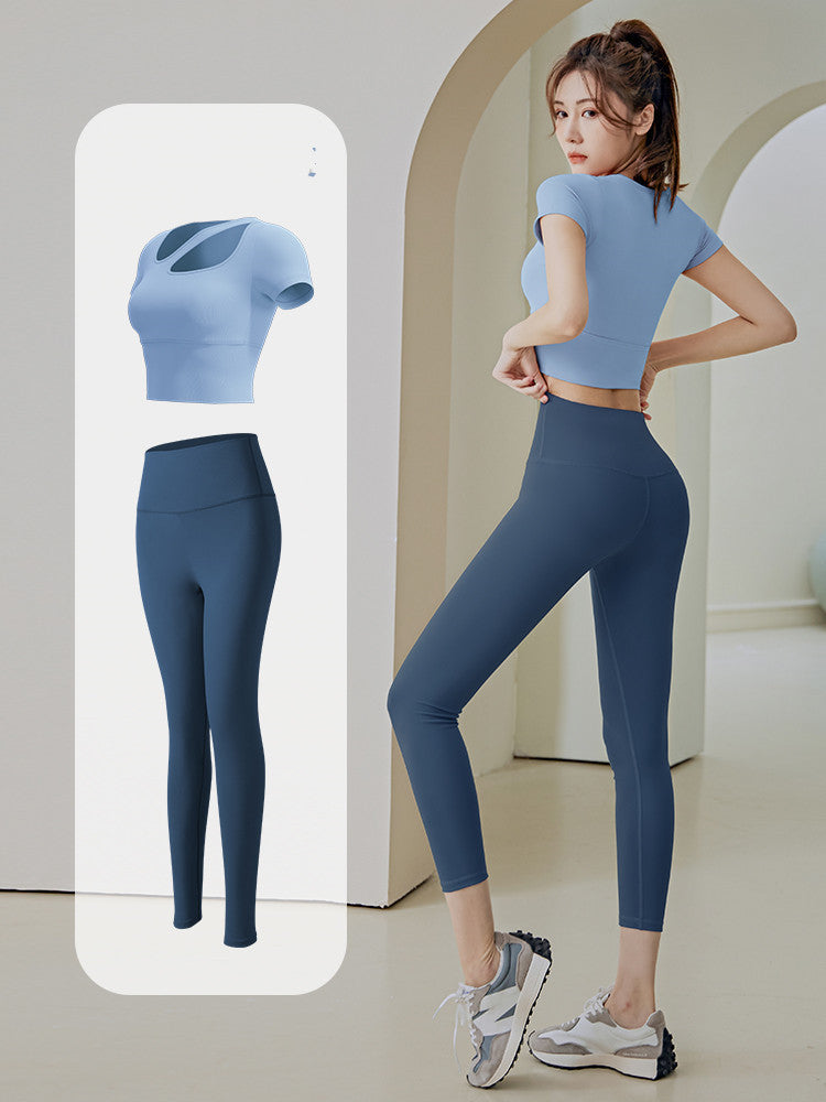 Breathable Professional Slimming Running Quick-drying Sports T-shirt & Set