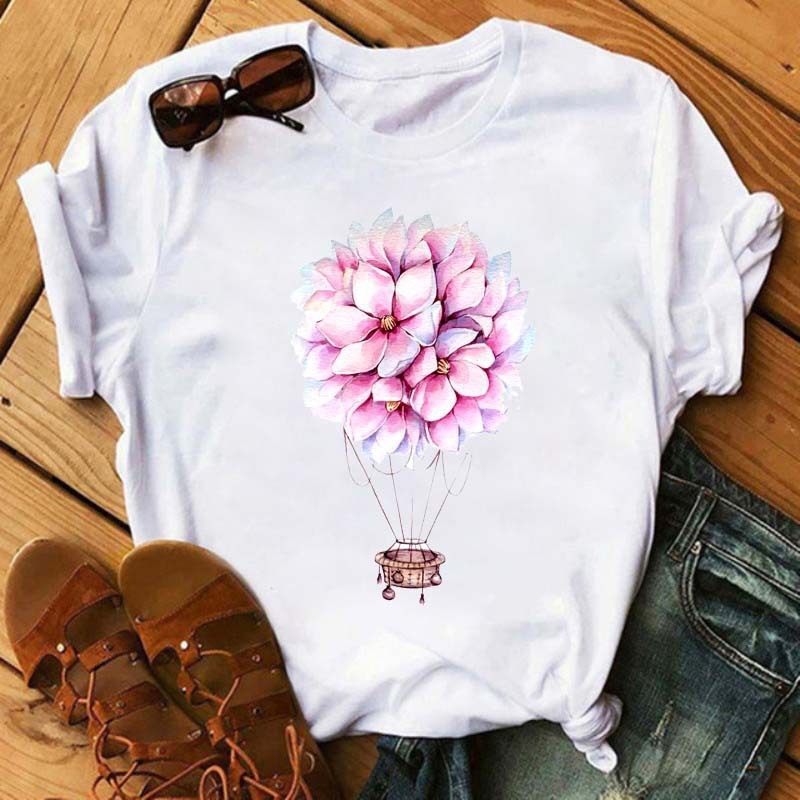 Ice Cream & Flower Designed Short Sleeve Shirts