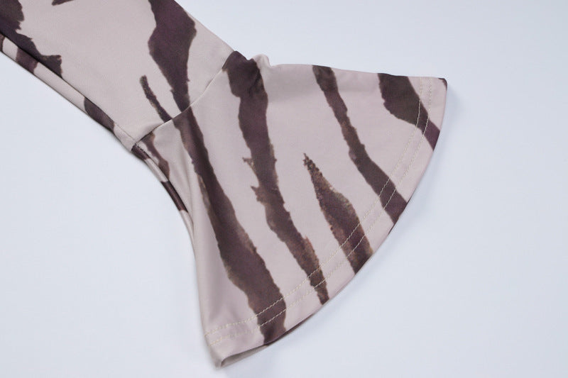 Long-sleeved Top Slim Skirt Set