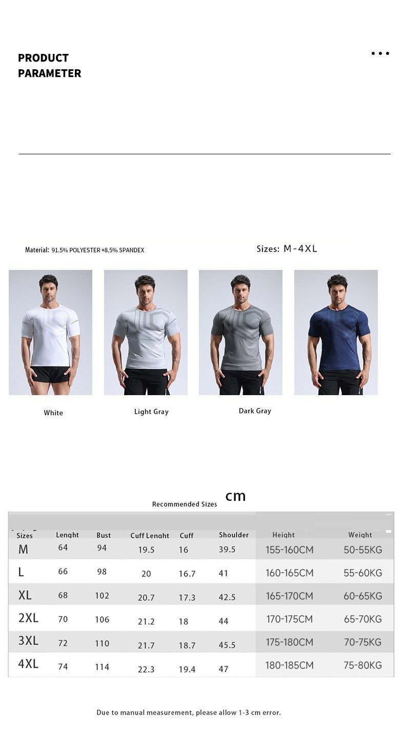 Fitness Style Quick-drying T-shirt