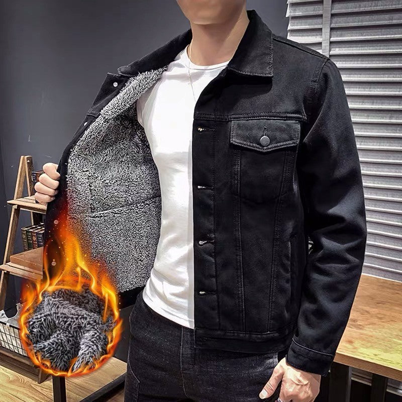 Men's Fleece-lined Denim Jacket