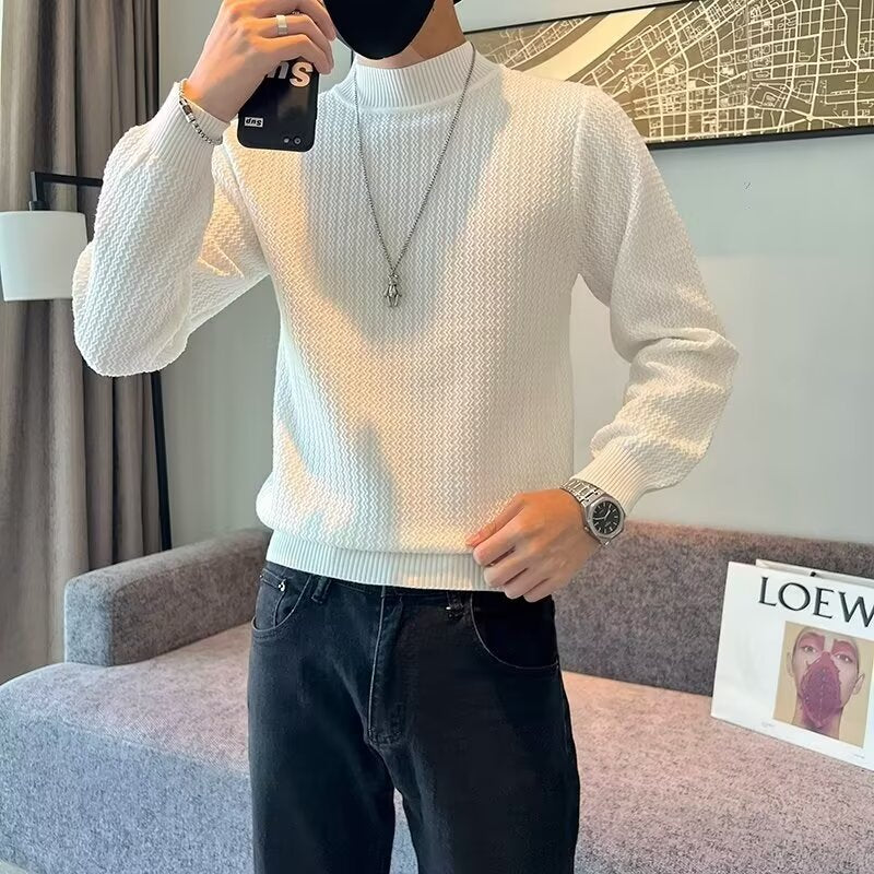 Textured Pullover Sweater