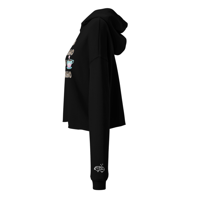 *More Espresso Less Depresso* Crop Hoodie