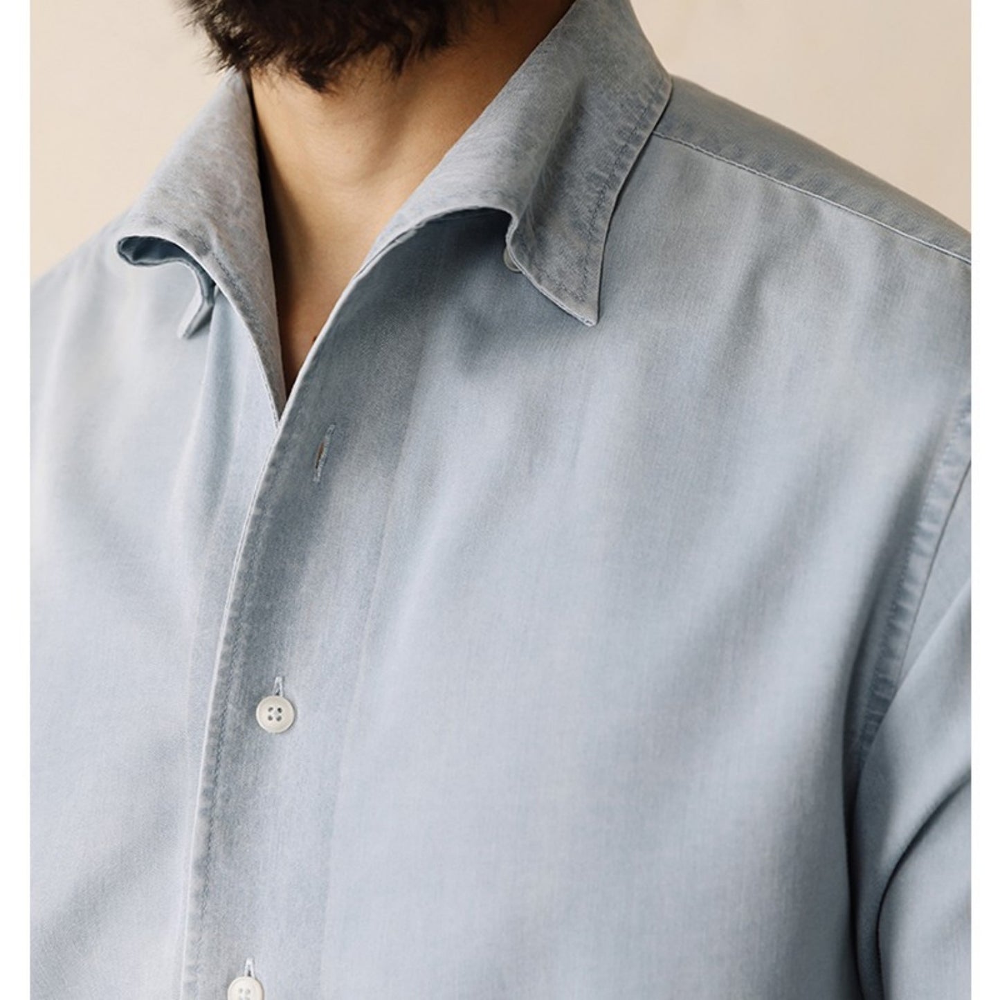 Business Loose Iron Free Solid Color Shirt