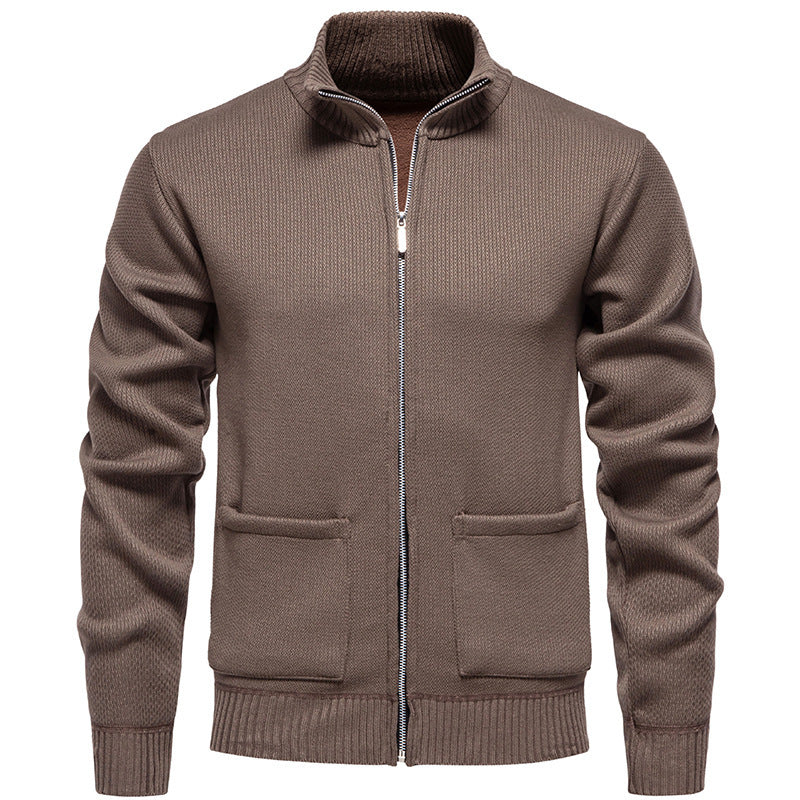 Men's Solid Color Loose Fitting Sweater