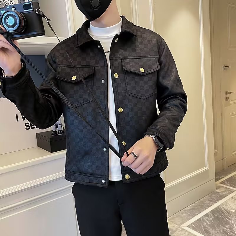 Men's Checkered Style Jacket