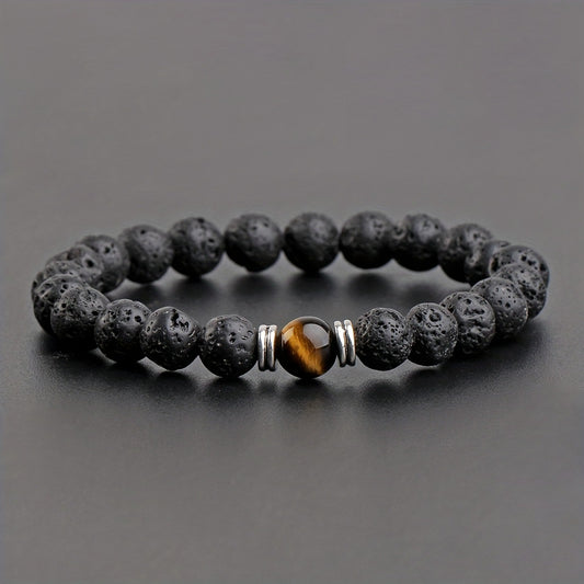 Volcanic Rock Bracelet For Men And Women