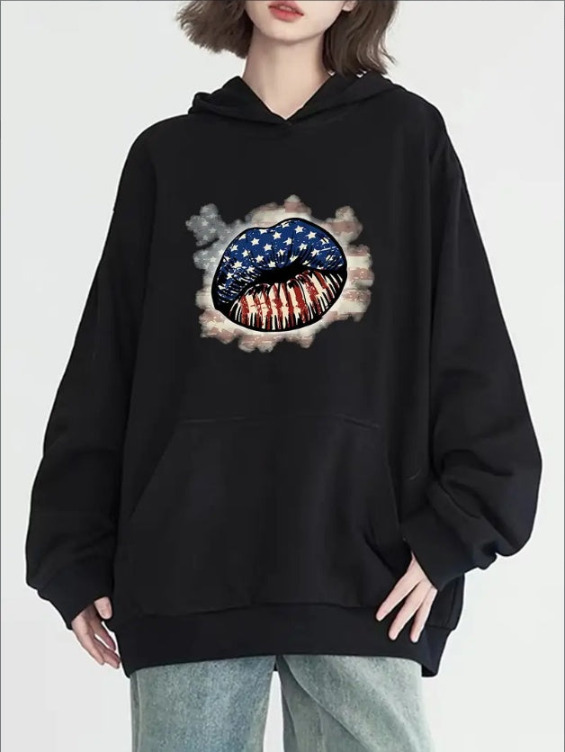 USA Lips Hoodie