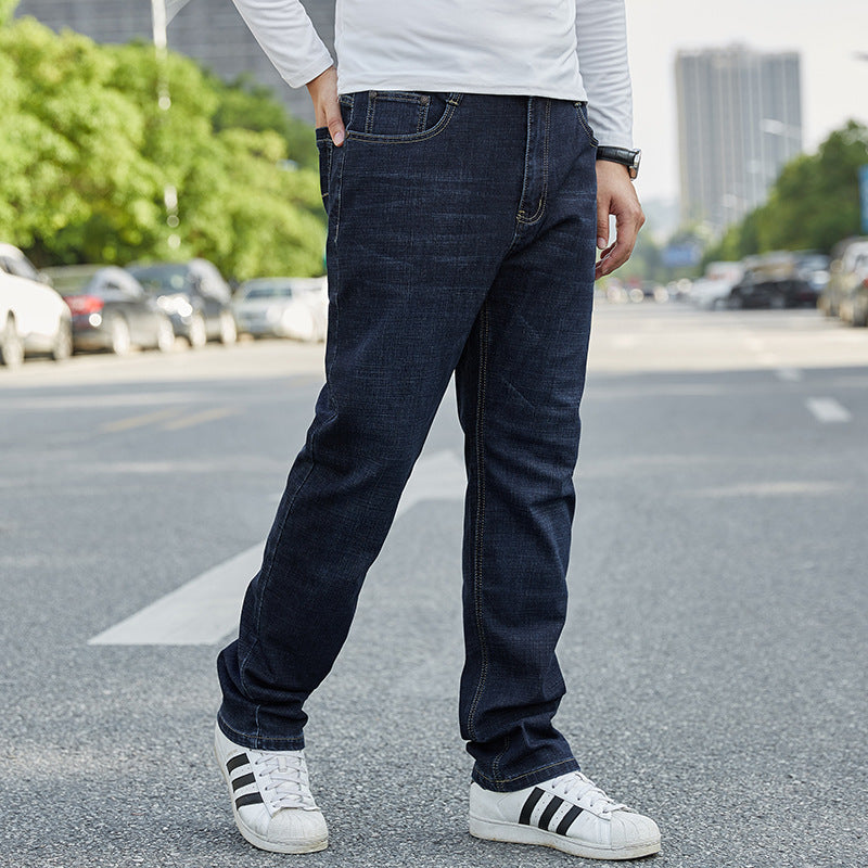 Men's Jeans Business Loose Straight