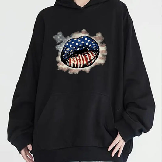 USA Lips Hoodie