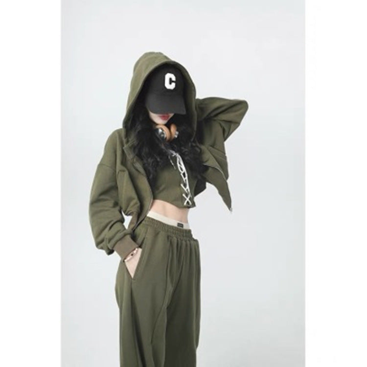 Women's Sports Casual Jacket Sweatpants Sweater Set