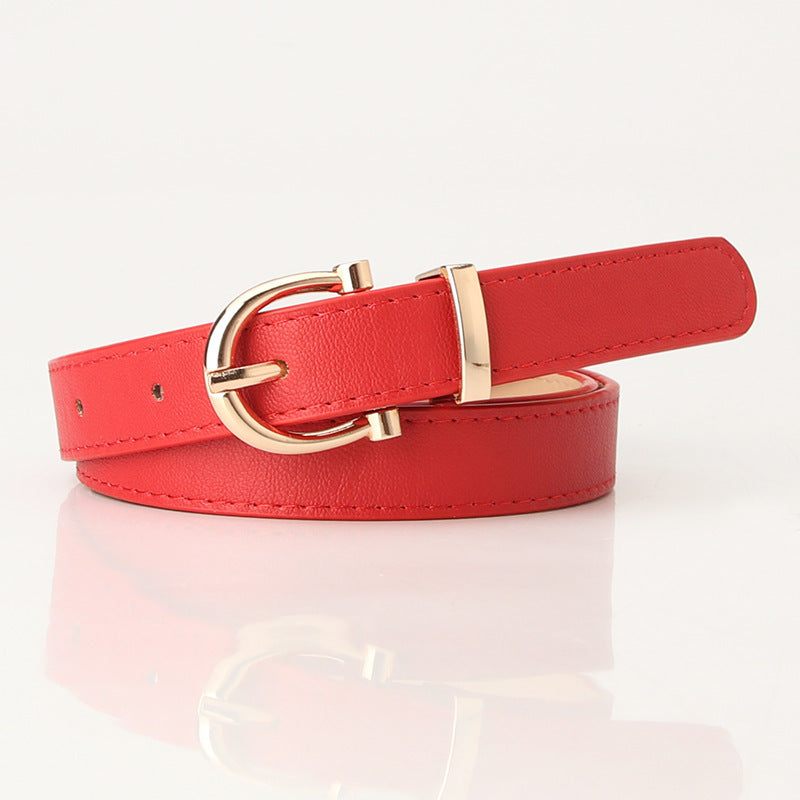 Women's Belt Decorative Thin Belt Clothing Matching