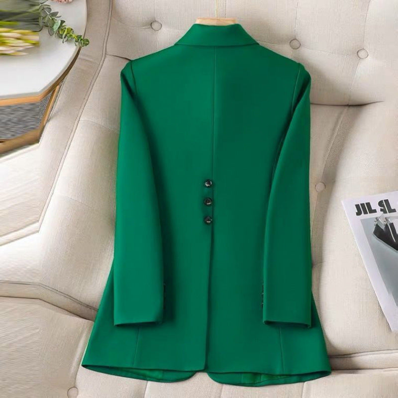 Solid Color Suit Jacket