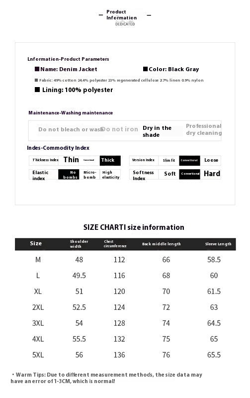 Retro Fleece-lined Denim Jacket