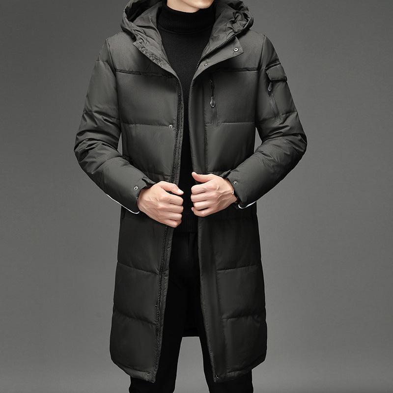 Down Jacket Zipper Thermal Coat