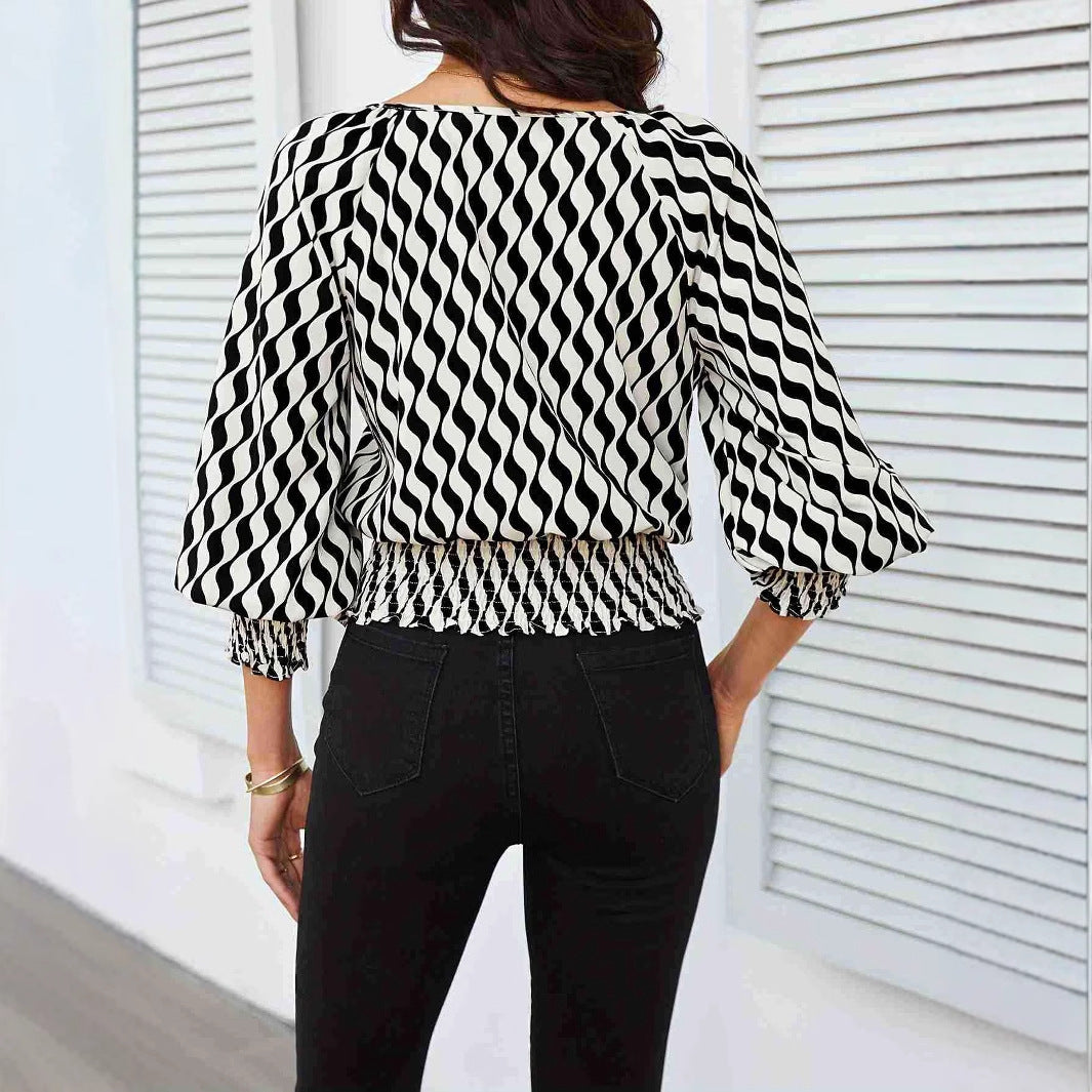 Women's Bishop Sleeves Top