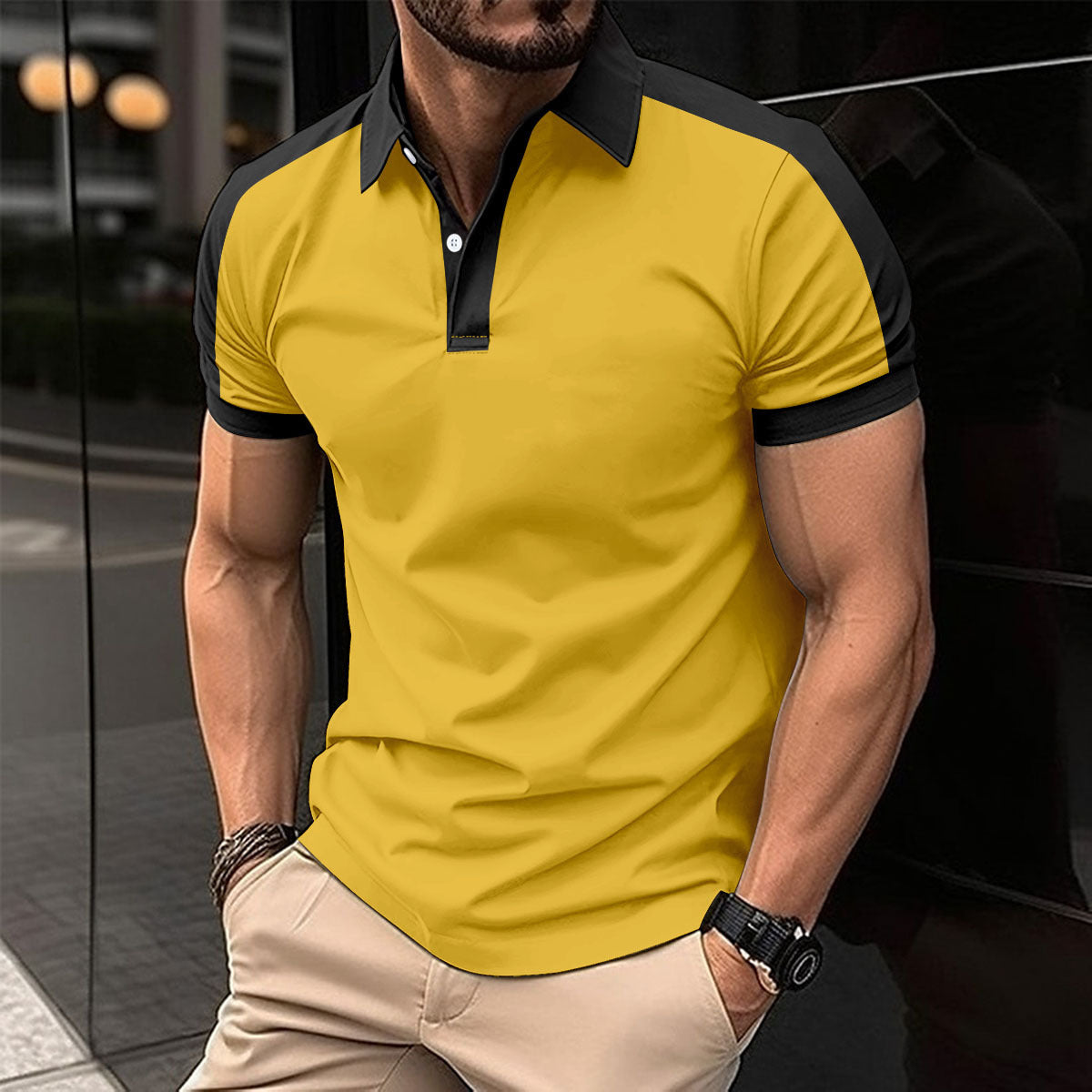 Men's Short Sleeve Business Shirt