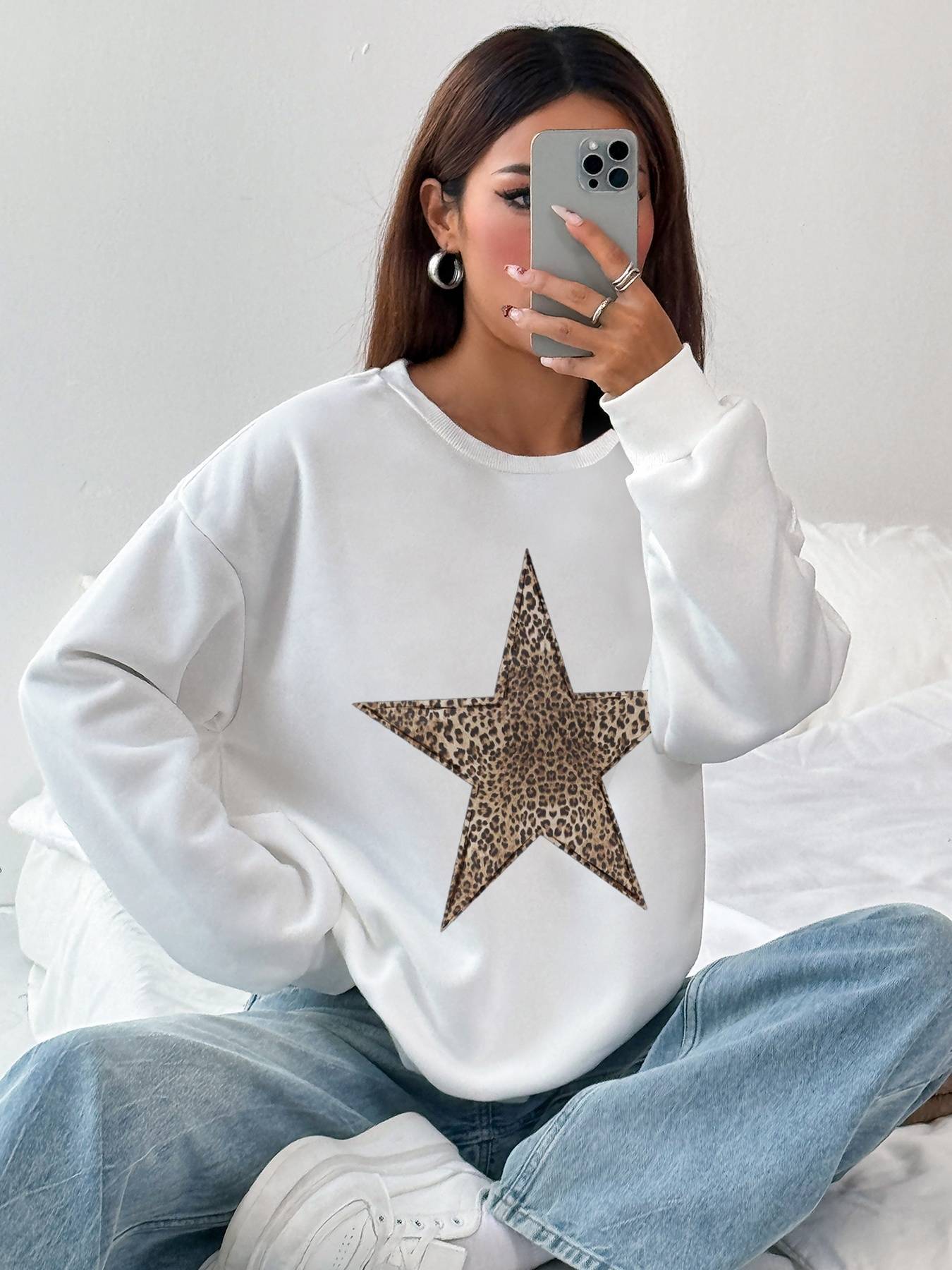 Leopard Star Women's Top