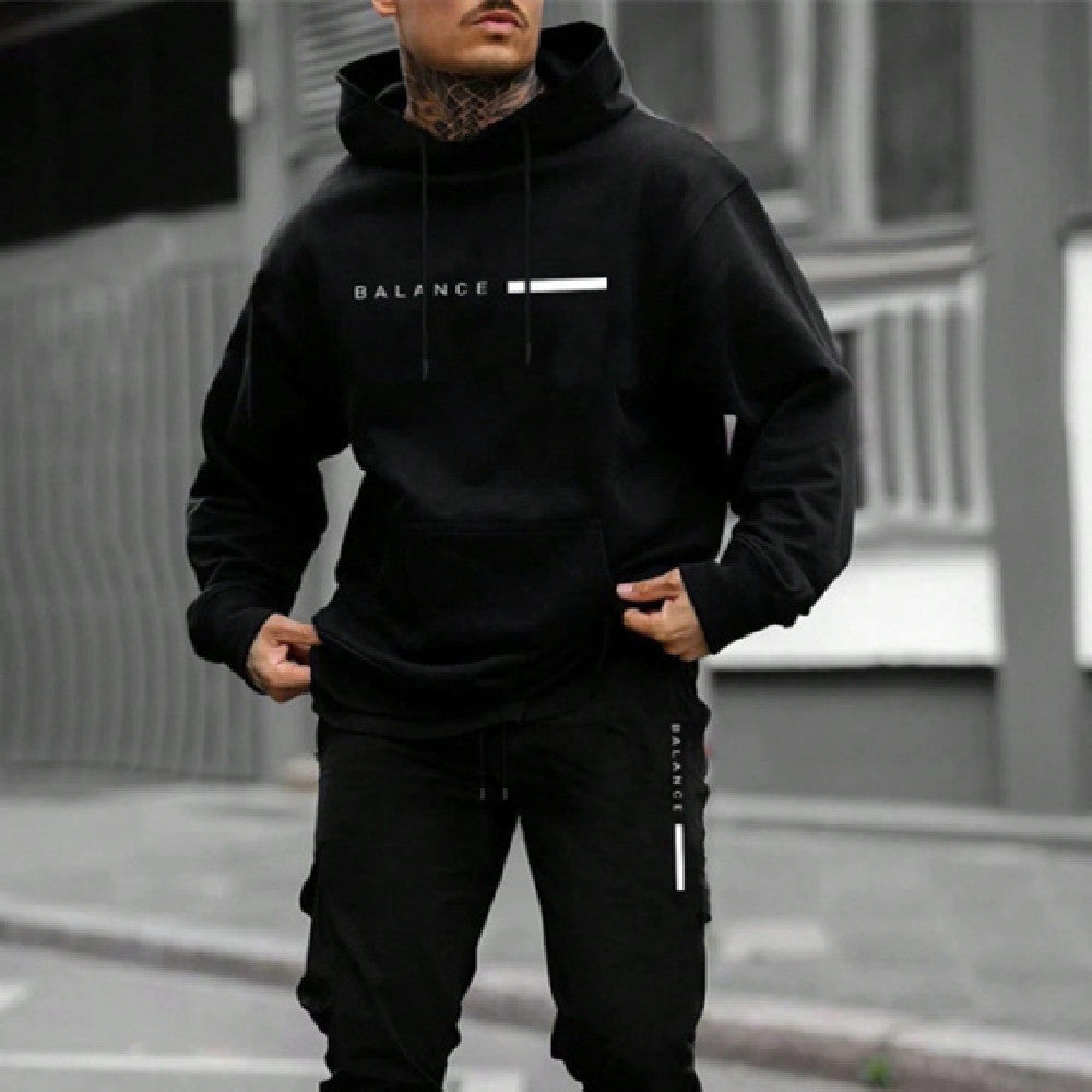 Men's Pullover Hoodie & Pants Set