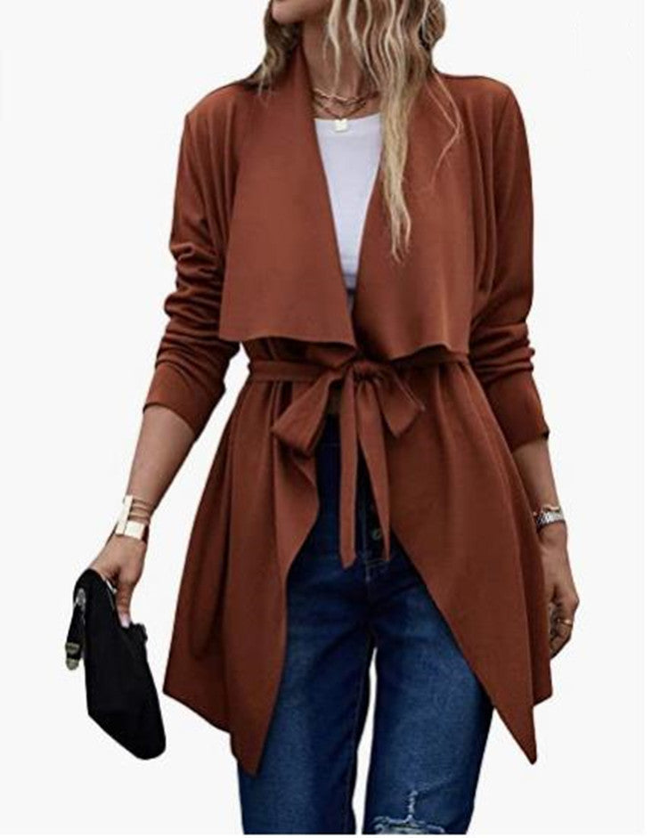 Waist Lace-up Windbreaker