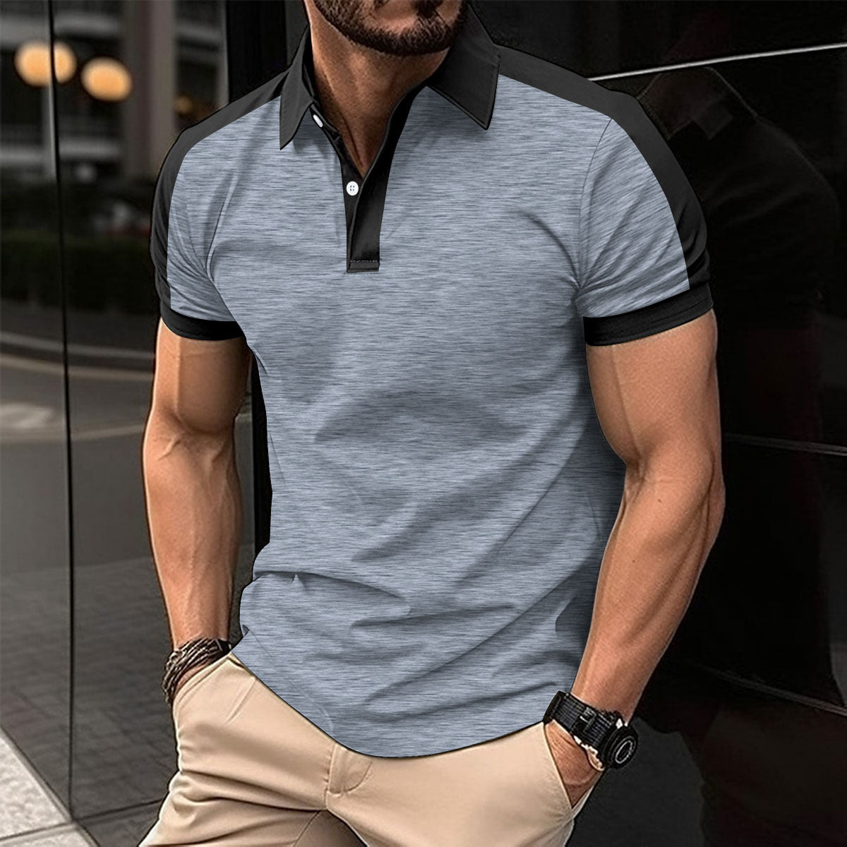 Men's Short Sleeve Business Shirt