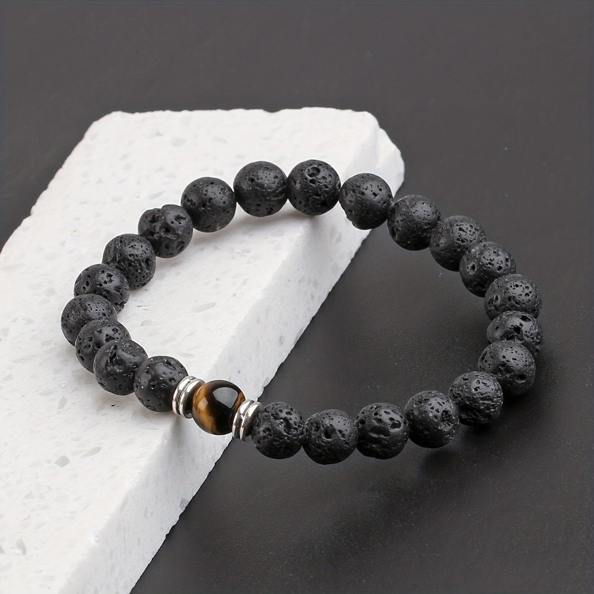 Volcanic Rock Bracelet For Men And Women