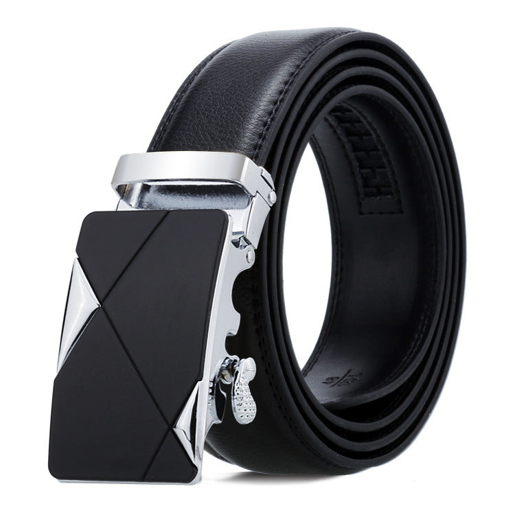 Men's Belt Multiple Style Options Automatic Buckle Business Trouser Belt