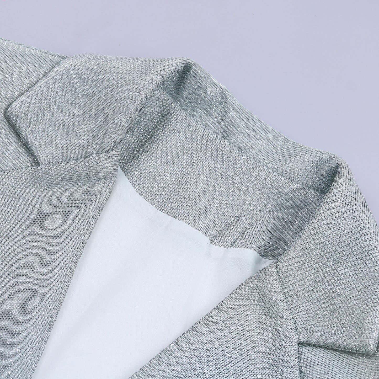 Women's Shimmer Color Casual Slim Suit Jacket