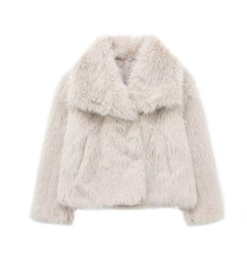 Women's Short Plush Coat