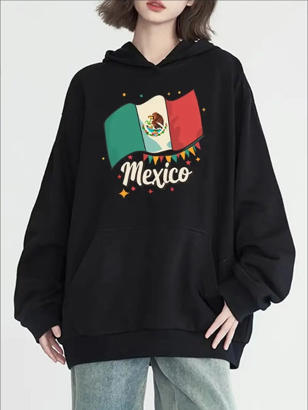 Mexico Flag Hoodie
